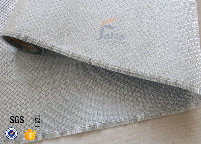 Aluminized Plated Fiber Glass Cloth Decoration Silver Coated Fiberglass Fabric