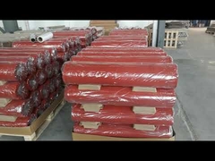 Dubbelzijdige brandwerende siliconenrubber gecoate glasvezelstof